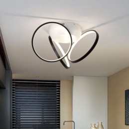 Akryl Halo Ring Flush Mount Loftslampe