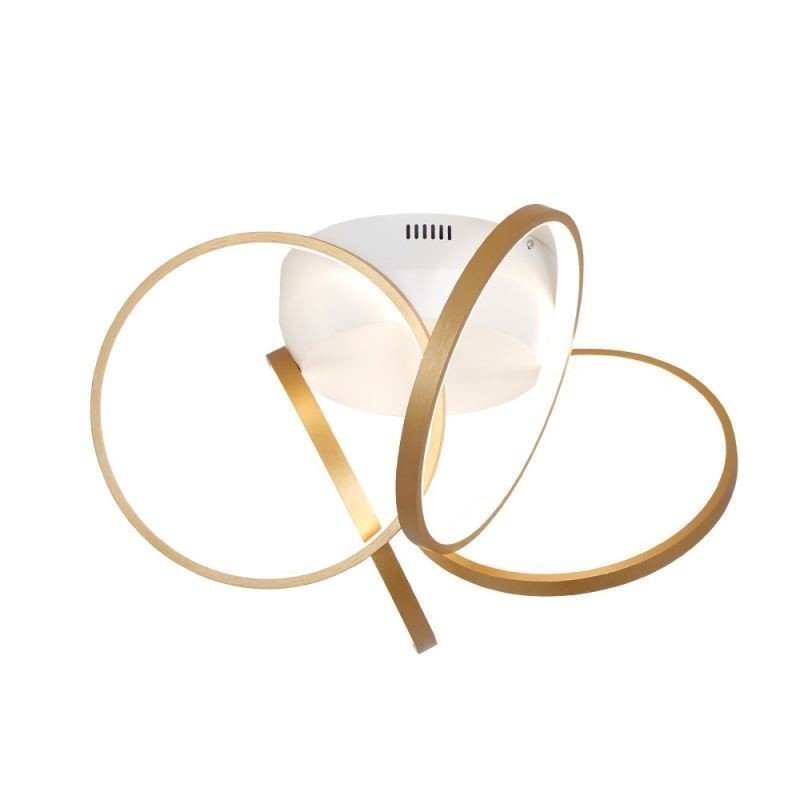 Akryl Halo Ring Flush Mount Loftslampe