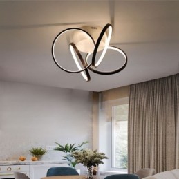 Akryl Halo Ring Flush Mount Loftslampe