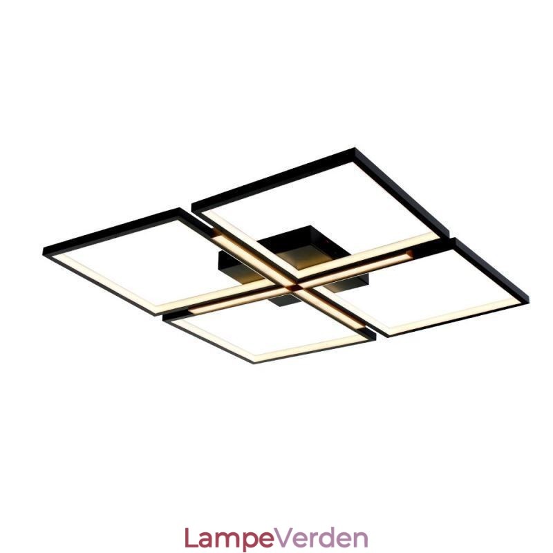 Firkantet indbygningsloftslampe Akryl dekorativt lys