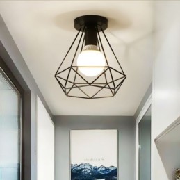 Diamantformet indbygningsloftslampe