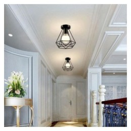 Diamantformet indbygningsloftslampe