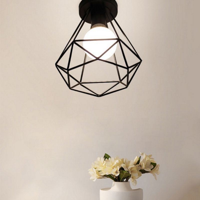 Diamantformet indbygningsloftslampe