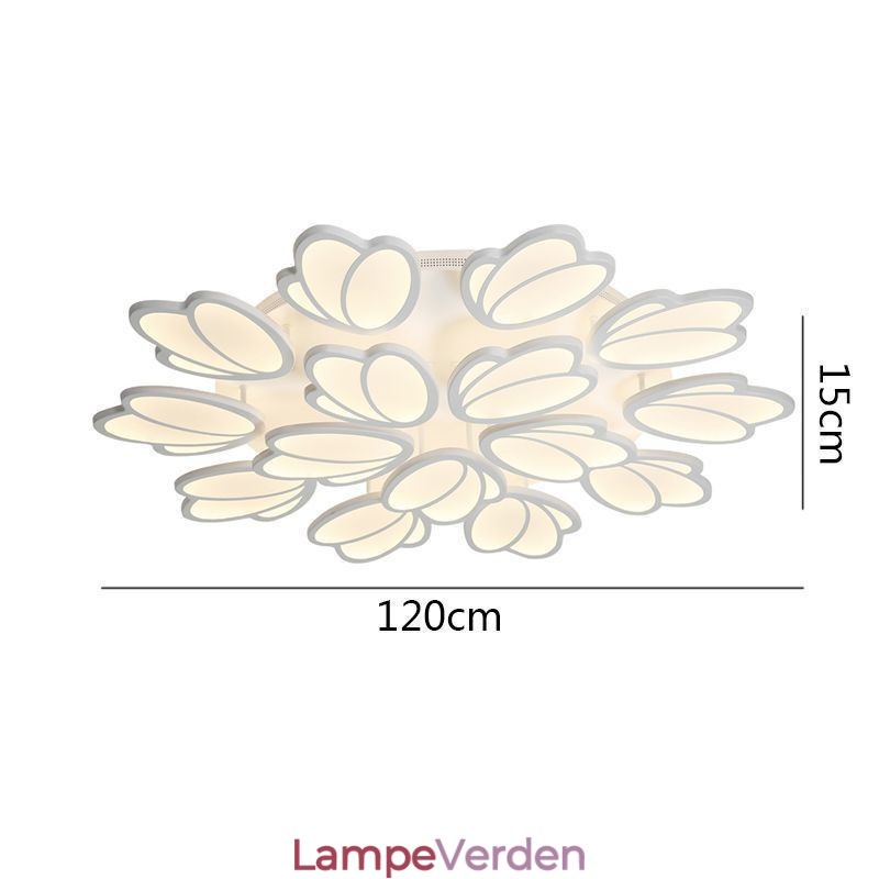 Moderne Flush Mount Loftslampe Tulip Dekorativ belysning