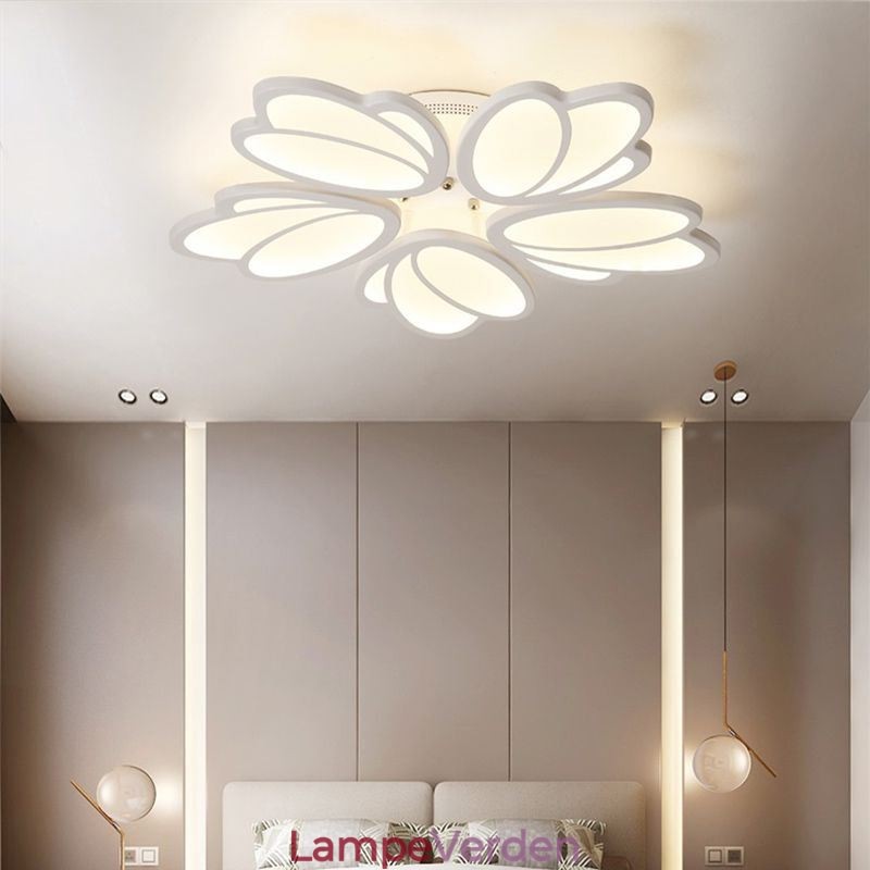 Moderne Flush Mount Loftslampe Tulip Dekorativ belysning