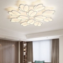 Moderne Flush Mount Loftslampe Tulip Dekorativ belysning