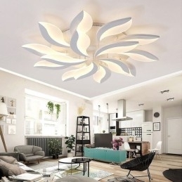 Akryl kronblad Flush Mount Loftslampe