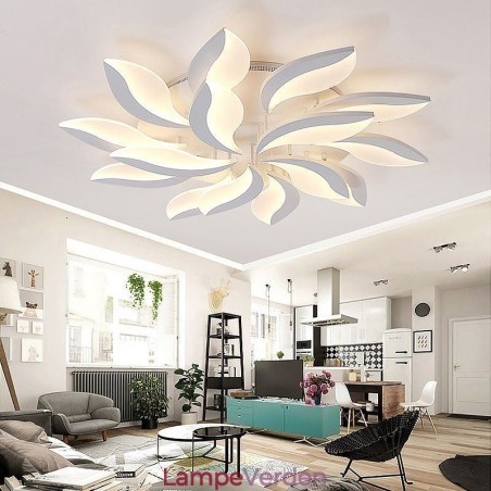 Akryl kronblad Flush Mount Loftslampe Akryl kronblad Flush Mount Loftslampe