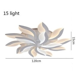 Akryl kronblad Flush Mount Loftslampe