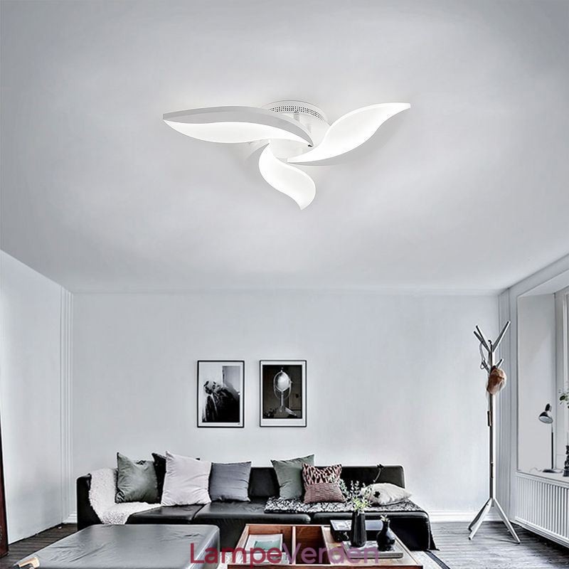 Akryl kronblad Flush Mount Loftslampe