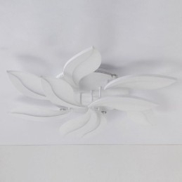 Akryl kronblad Flush Mount Loftslampe