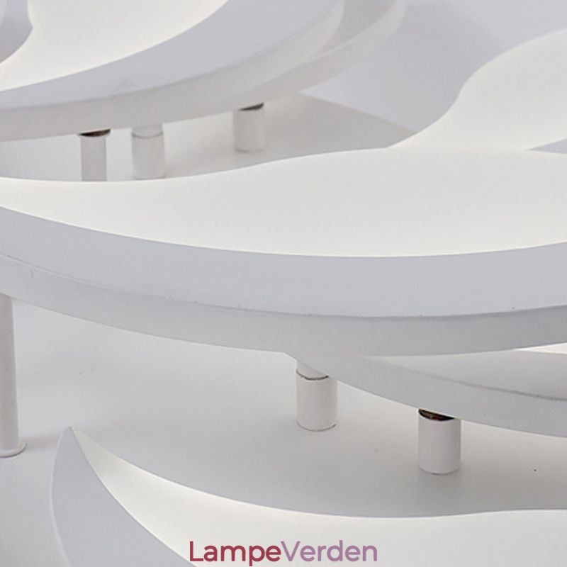 Akryl kronblad Flush Mount Loftslampe