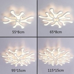 Akryl Gevir Flush Mount Loftslampe