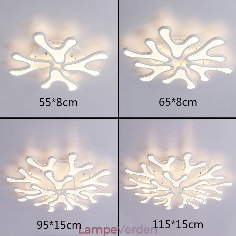 Akryl Gevir Flush Mount Loftslampe
