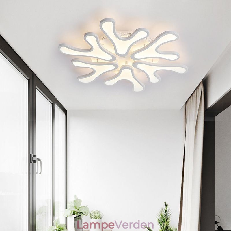 Akryl Gevir Flush Mount Loftslampe
