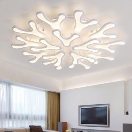Akryl Gevir Flush Mount Loftslampe