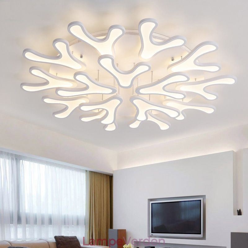 Akryl Gevir Flush Mount Loftslampe
