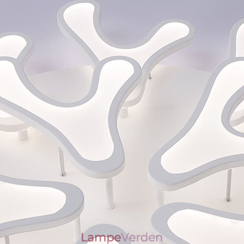 Akryl Gevir Flush Mount Loftslampe
