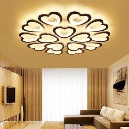 Hjerteformet kronbladsloftslys Flush Mount