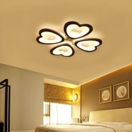Hjerteformet kronbladsloftslys Flush Mount