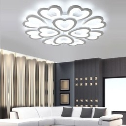 Hjerteformet kronbladsloftslys Flush Mount