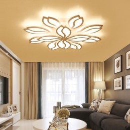 Akryl Flower Flush Mount Loftslampe