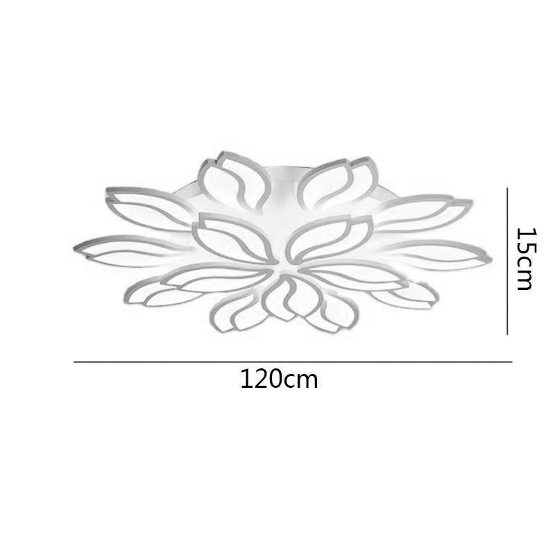 Akryl Flower Flush Mount Loftslampe
