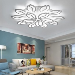 Akryl Flower Flush Mount Loftslampe