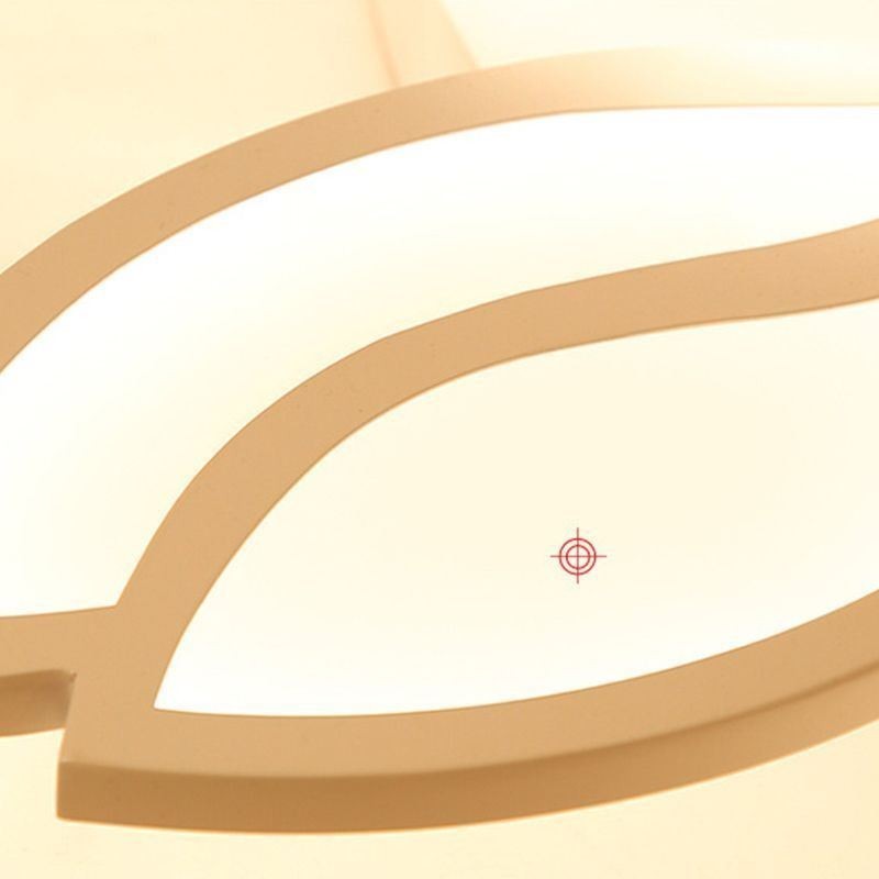 Akryl Flower Flush Mount Loftslampe