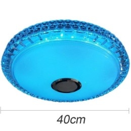 Flush Mount Loftslys Fjernbetjening APP-kontrol Bluetooth-musikhøjttalerlys
