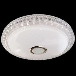 Flush Mount Loftslys Fjernbetjening APP-kontrol Bluetooth-musikhøjttalerlys