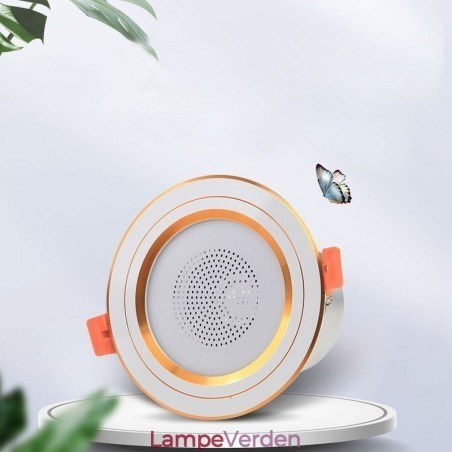 Downlight Bluetooth Musik Højttaler Lampe Mobiltelefon Smart Loftslys Downlight Bluetooth Musik Højttaler Lampe Mobiltelefon Smart Loftslys