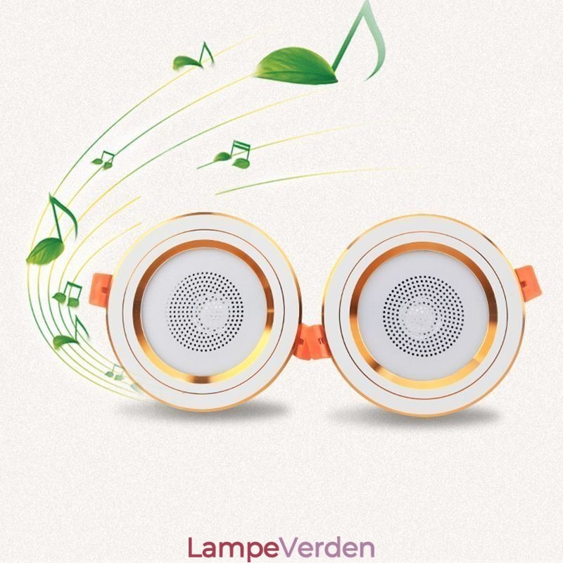 Downlight Bluetooth Musik Højttaler Lampe Mobiltelefon Smart Loftslys
