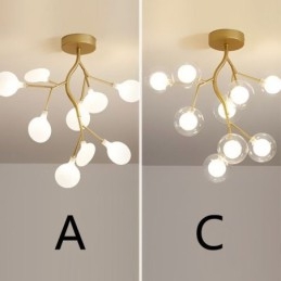 Nordic Branches Flush Mount Loftslampe