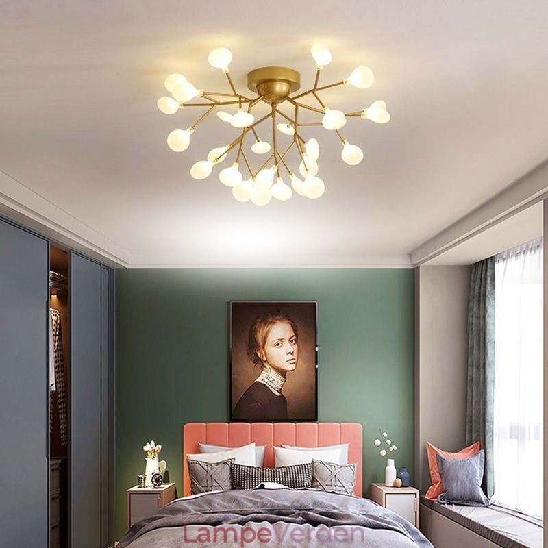 Nordic Minimalist Flush Mount Loftslampe Dekorativt lysarmatur