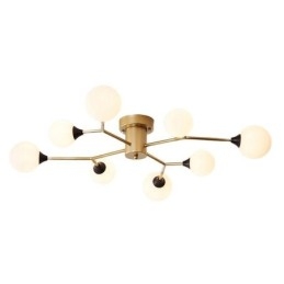 Glaskugle Flush Mount Magic Bean loftslampe