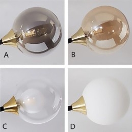 Glaskugle Flush Mount Magic Bean loftslampe