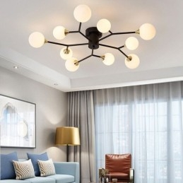 Glaskugle Flush Mount Magic Bean loftslampe