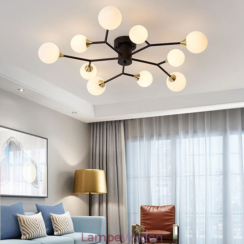 Glaskugle Flush Mount Magic Bean loftslampe