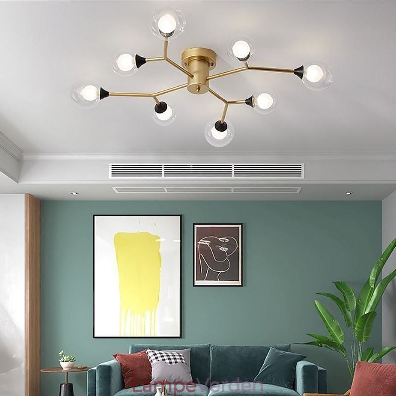 Glaskugle Flush Mount Magic Bean loftslampe