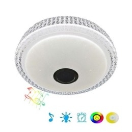 Loftslys Dekorativ lampe Fjernbetjening APP-kontrol Bluetooth-musikhøjttaler Flush Mount