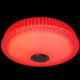 Loftslys Dekorativ lampe Fjernbetjening APP-kontrol Bluetooth-musikhøjttaler Flush Mount