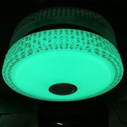 Loftslys Dekorativ lampe Fjernbetjening APP-kontrol Bluetooth-musikhøjttaler Flush Mount