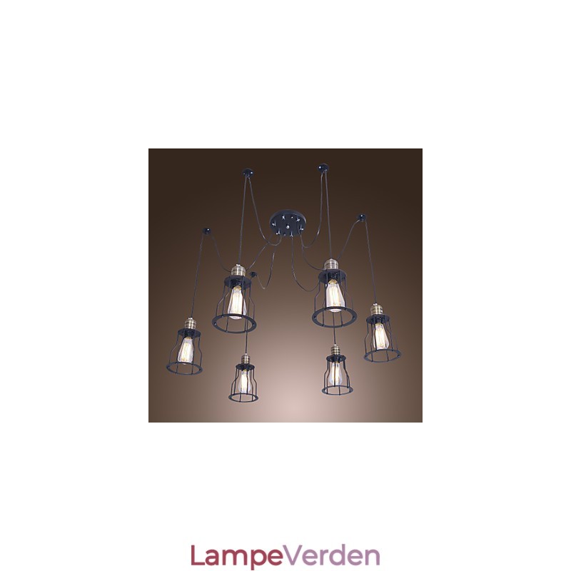 Traditionel klassisk vintage mini stil maleri lysekrone