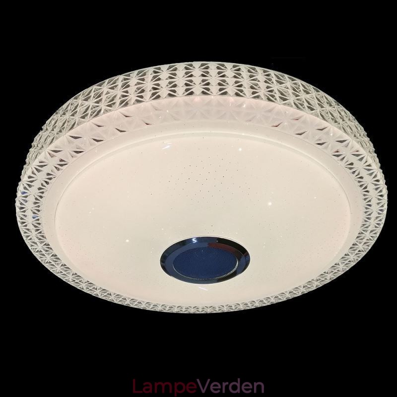 Loftslys Dekorativ lampe Fjernbetjening APP-kontrol Bluetooth-musikhøjttaler Flush Mount