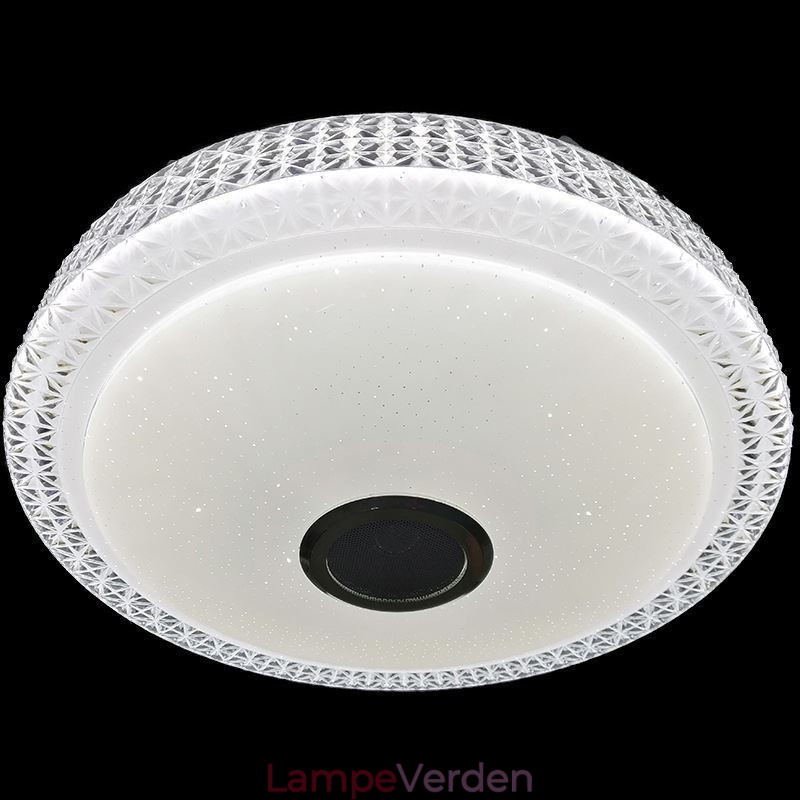 Loftslys Dekorativ lampe Fjernbetjening APP-kontrol Bluetooth-musikhøjttaler Flush Mount