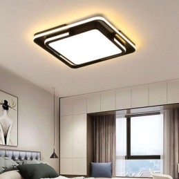 Moderne enkel flush-mount loftslampe Firkantet akryl lysarmatur