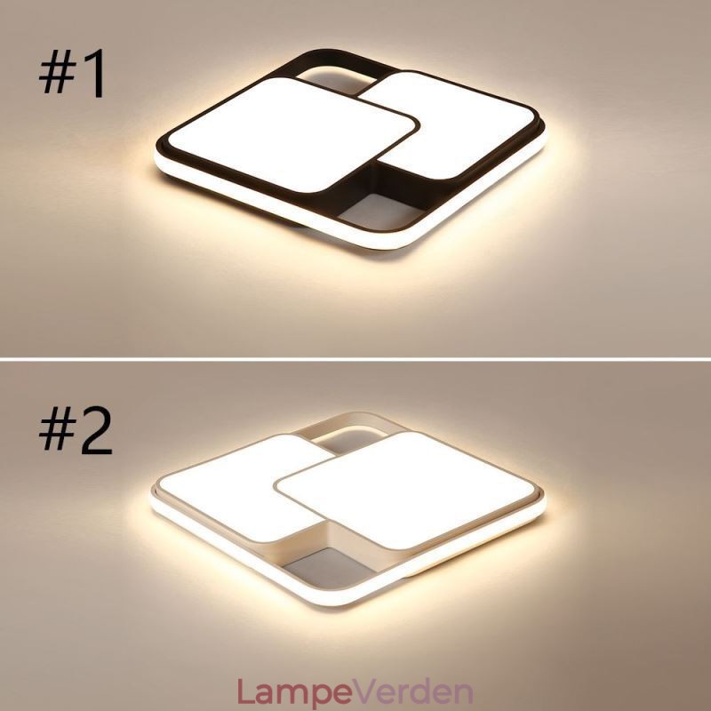 Moderne geometrisk nedsænket loftslampe Akryl dekorationslys