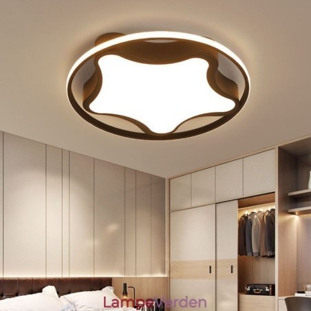 Star Flush Mount Loftslampe Moderne Enkelt Loftslampe Star Flush Mount Loftslampe Moderne Enkelt Loftslampe