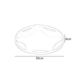 Star Flush Mount Loftslampe Moderne Enkelt Loftslampe